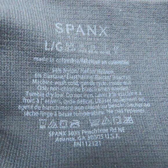 Spanx Black Camo Leggings Women Large Athleisure for Exercise and Fitness - Picture 3 of 6